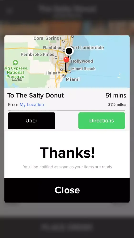 ภาพหน้าจอของ The Salty Donut