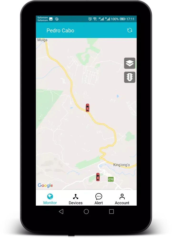 Ảnh chụp màn hình của Ajira Speed Governor Client