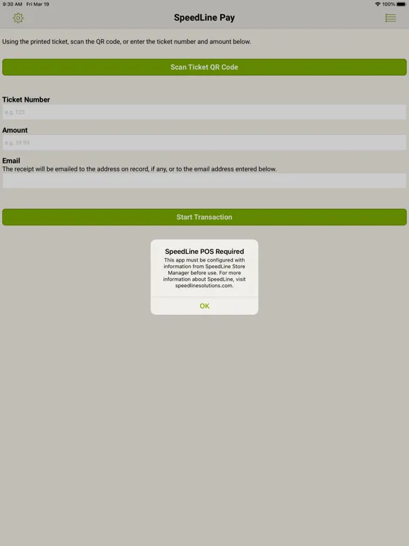 SpeedLine Pay iPad 应用截图