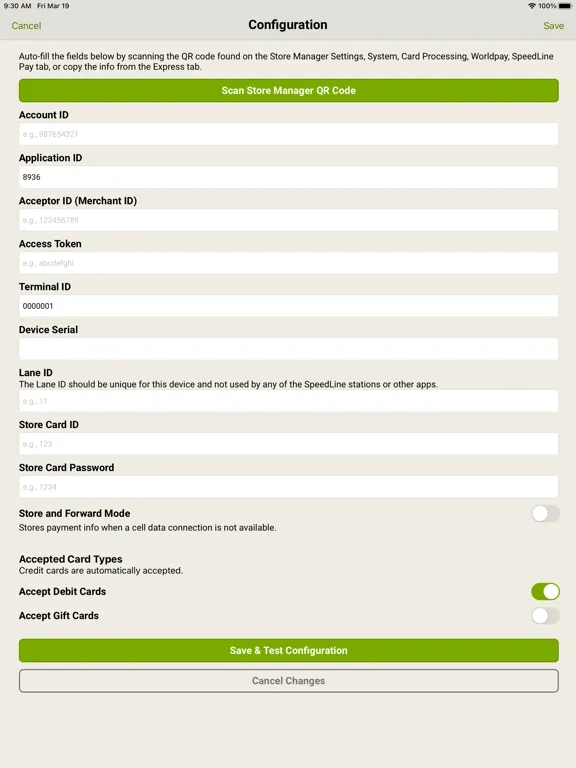 SpeedLine Pay iPad 应用截图