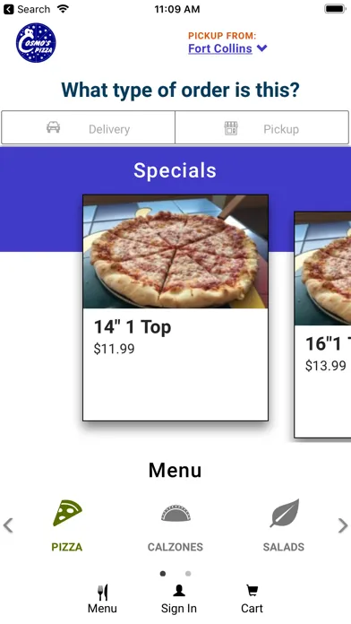 Capturas de pantalla de Cosmo’s Pizza
