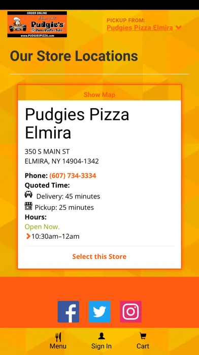 Zrzuty ekranu Pudgie’s Pizza