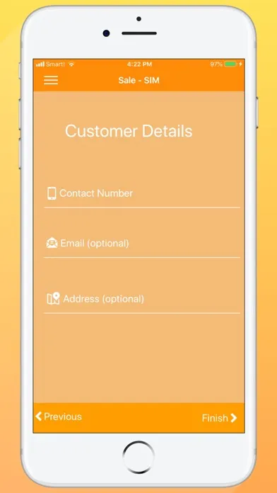 Tangkapan layar Smart POS Belize