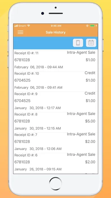Tangkapan layar Smart POS Belize