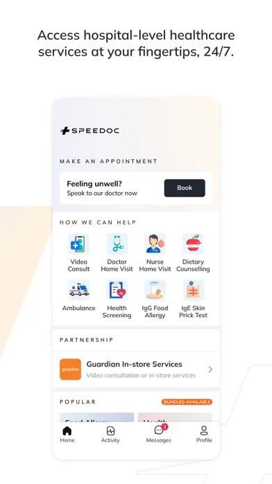 Speedoc - Care Comes to You স্ক্রিনশট
