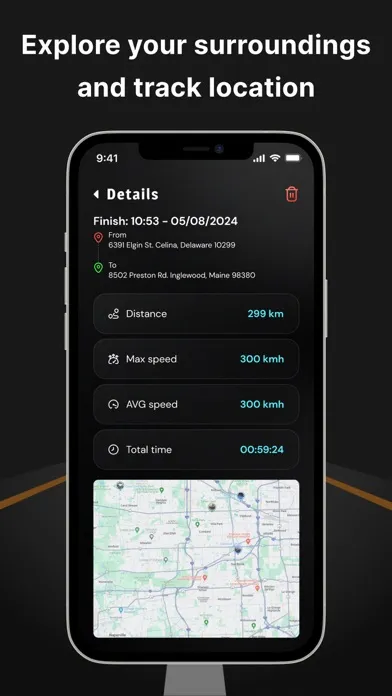 Track Speed: Speedometer GPS Screenshots