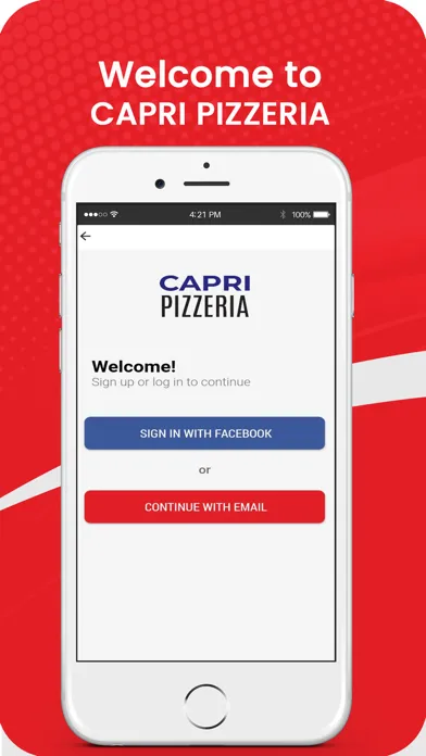 Capri Pizza App স্ক্রিনশট
