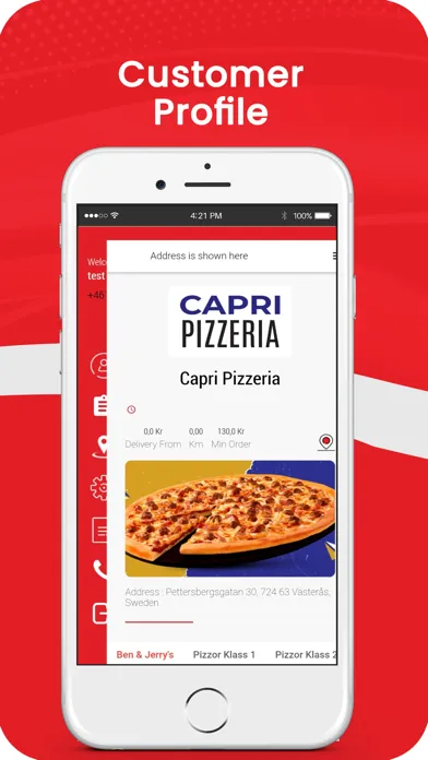 Capri Pizza App স্ক্রিনশট