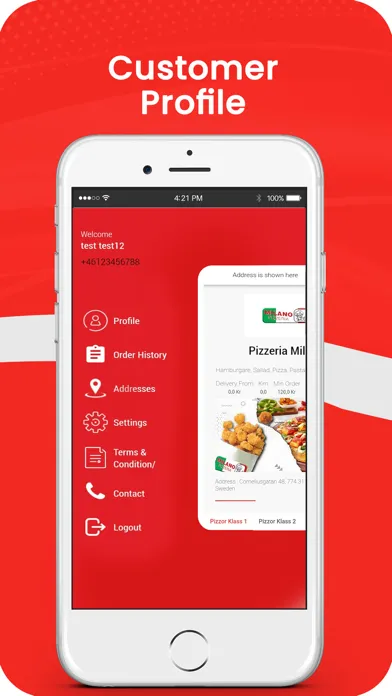 Скриншоты Pizzeria Milano App