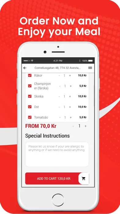 Скриншоты Pizzeria Milano App