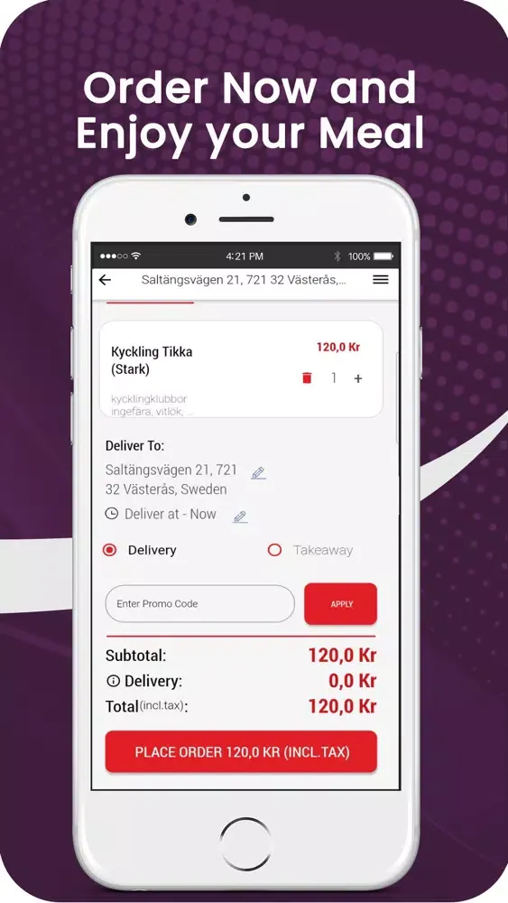 Скриншоты Tido Lindo Restaurang App