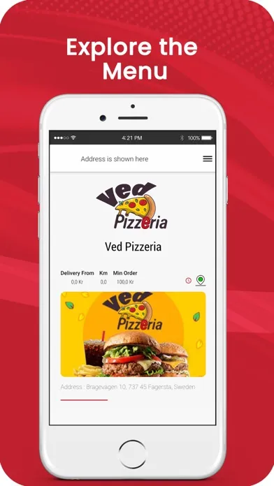 Tangkapan skrin Ved Pizzeria