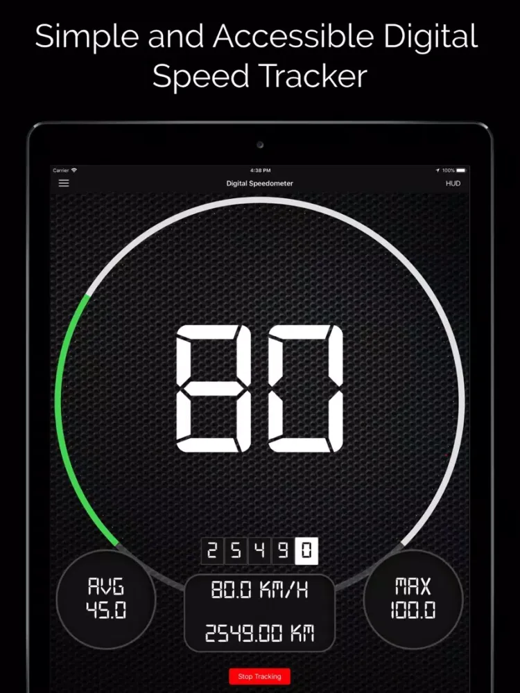Digital Speed Tracker PRO iPad  Ekran Görüntüleri