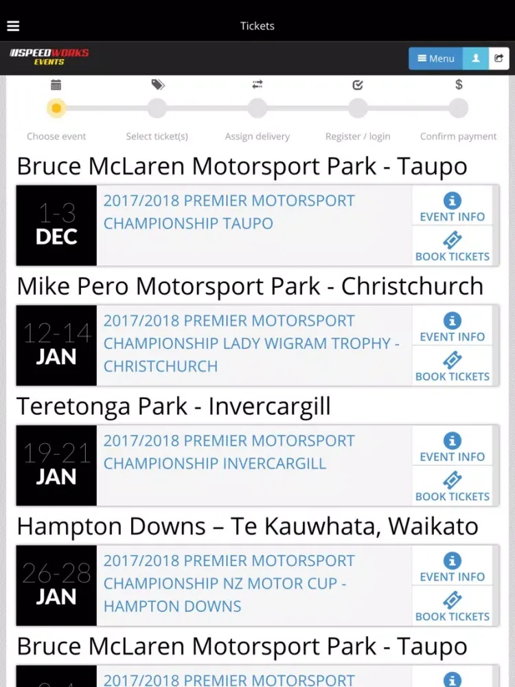 صور Speedworks Events iPad 
