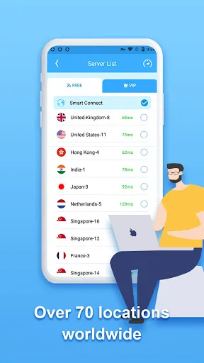 Speedy Quark VPN - VPN Master Screenshots