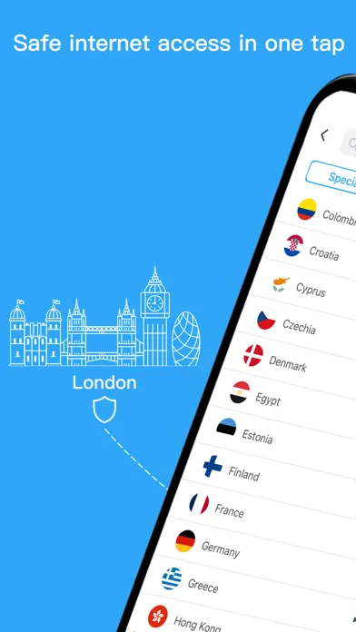 Speedy Quark VPN - VPN Proxy Screenshots