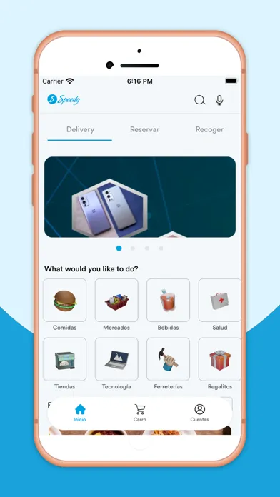 Zrzuty ekranu Speedy Delivery & Pickup