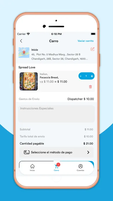 Zrzuty ekranu Speedy Delivery & Pickup