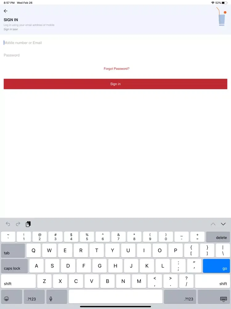Скриншоты Speedy Eats Customer App iPad 