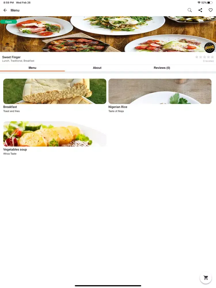Скриншоты Speedy Eats Customer App iPad 