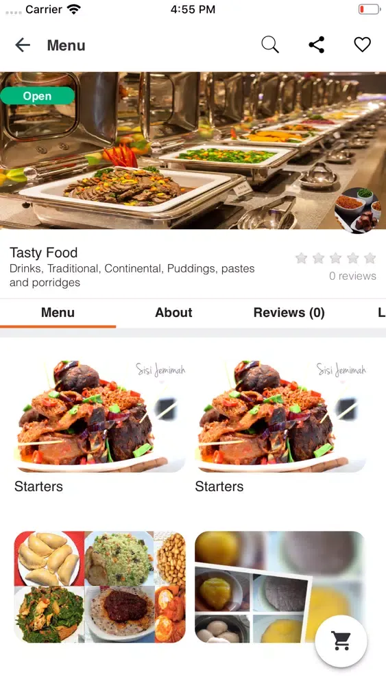 Скриншоты Speedy Eats Customer App