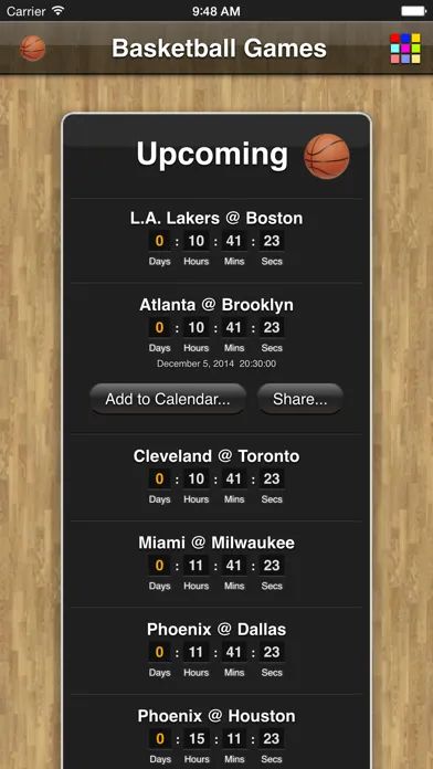 Basketball Games スクリーンショット