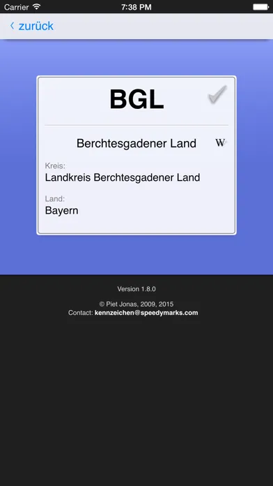 Kennzeichen سکرین شاٹس