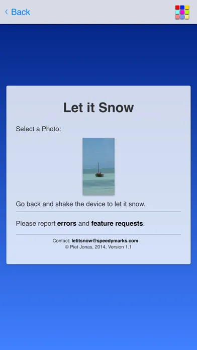 Tangkapan layar Let it Snow - App