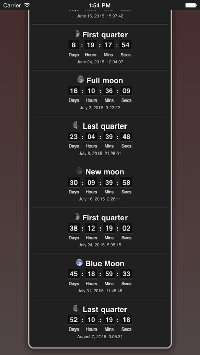 Скриншоты Moon Phases