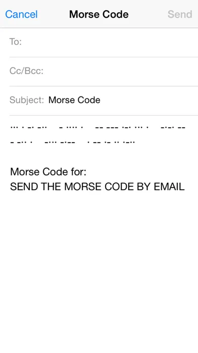 Morse Code سکرین شاٹس