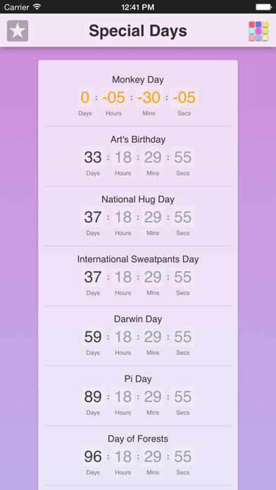 Special Days App应用截图
