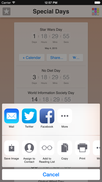 Special Days App应用截图
