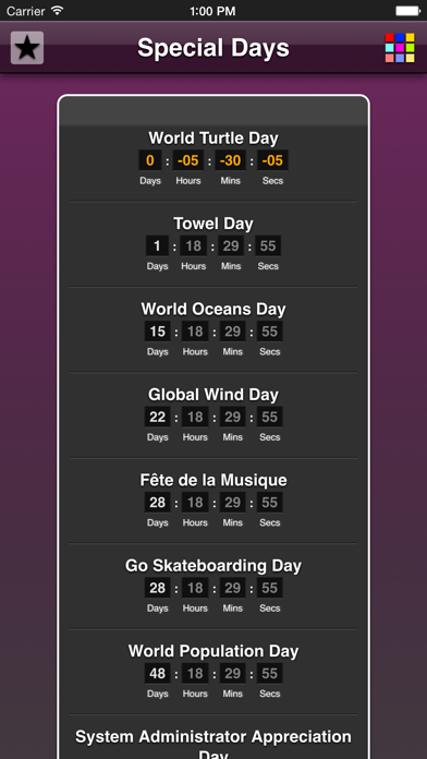 Special Days App应用截图