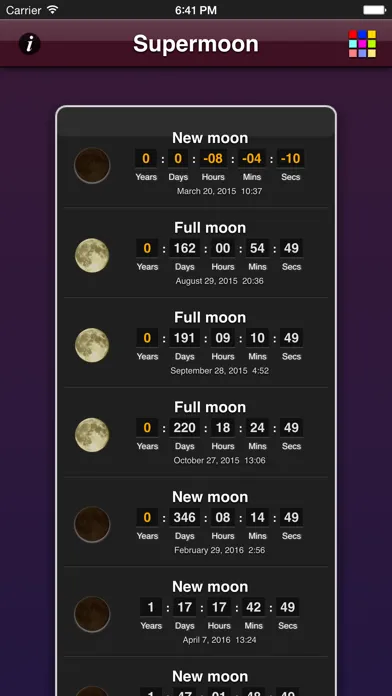 Tangkapan layar Supermoon