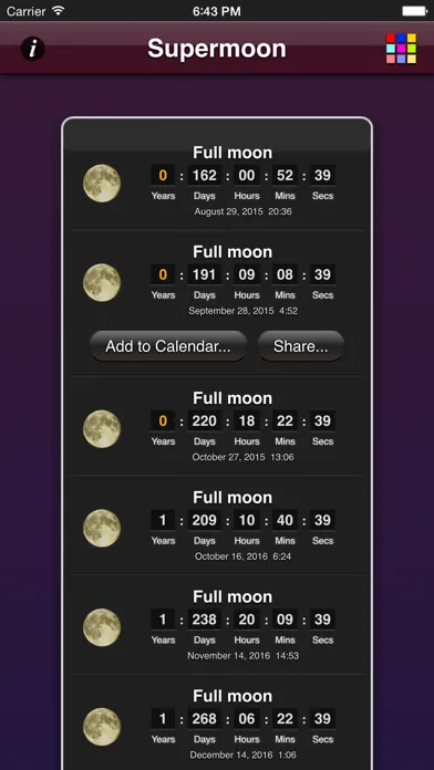 Tangkapan layar Supermoon