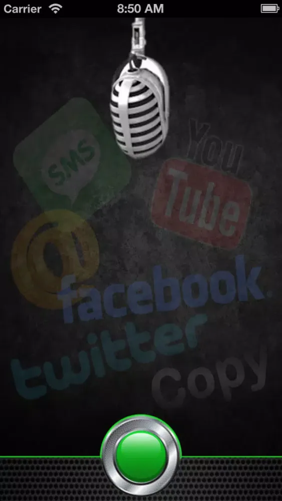 Tangkapan skrin SpeakToShare