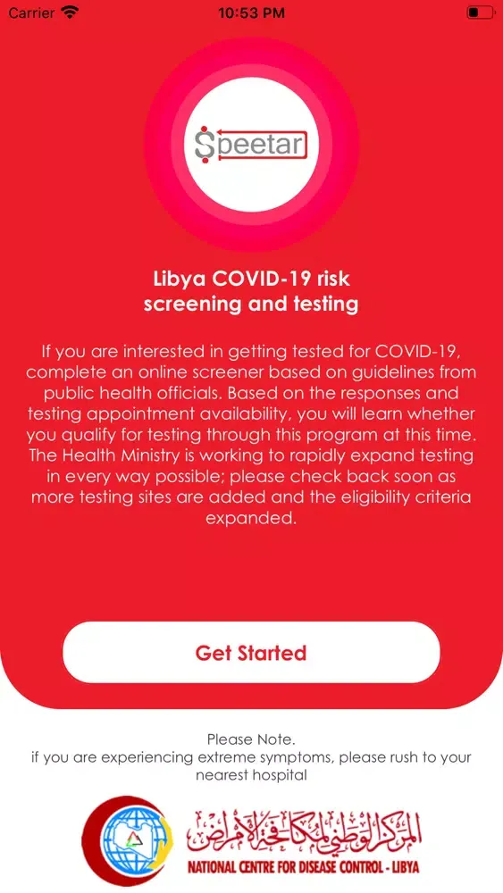 Speetar COVID19 স্ক্রিনশট