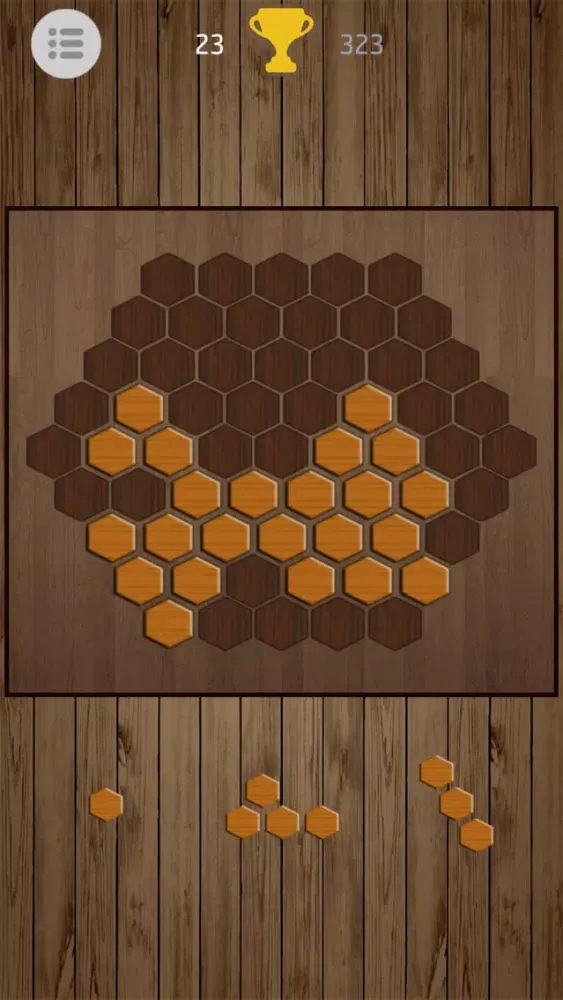 صور Wood Block Hexa Puzzle