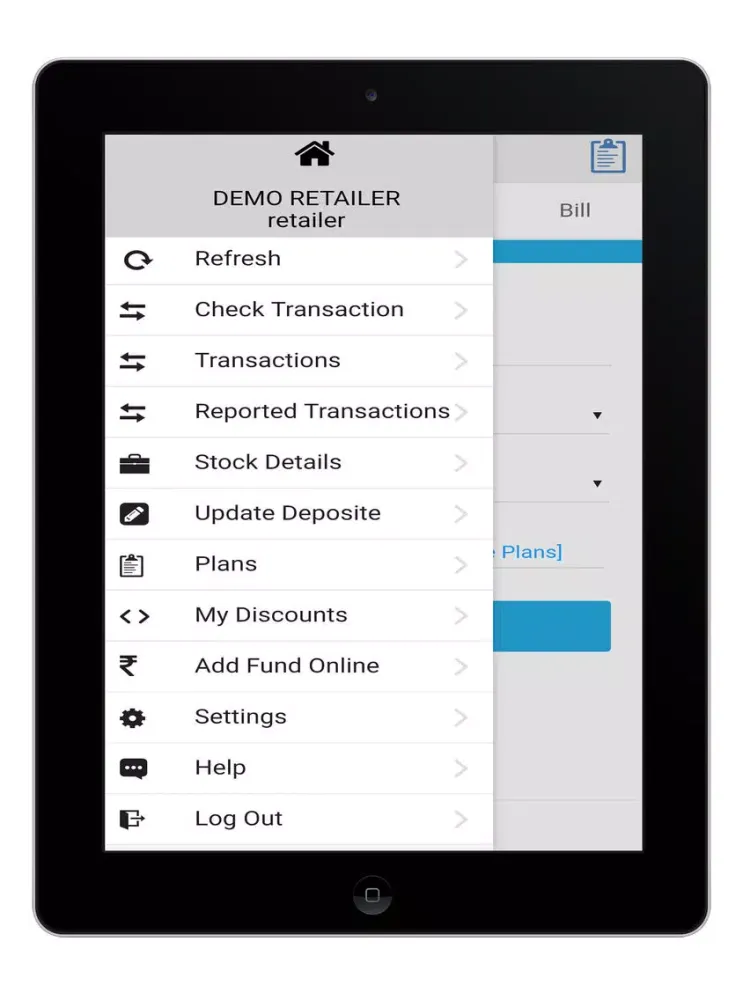 Capturas de tela do 4money - Retailer/Distributor iPad 