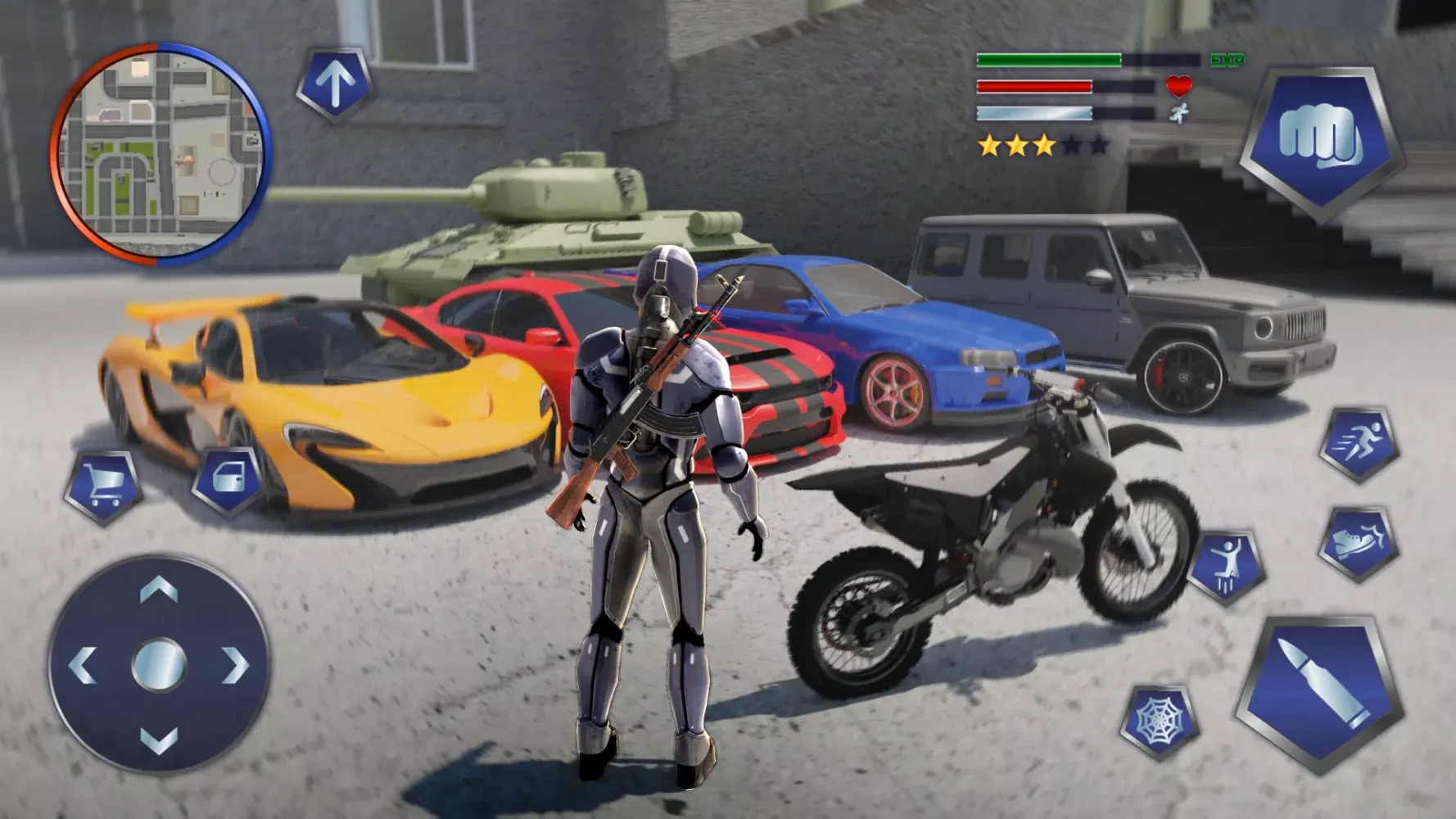 Rope Hero Gangster Crime City Screenshots