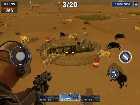Heli Hog Hunt iPad  سکرین شاٹس