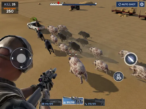 Heli Hog Hunt iPad  سکرین شاٹس