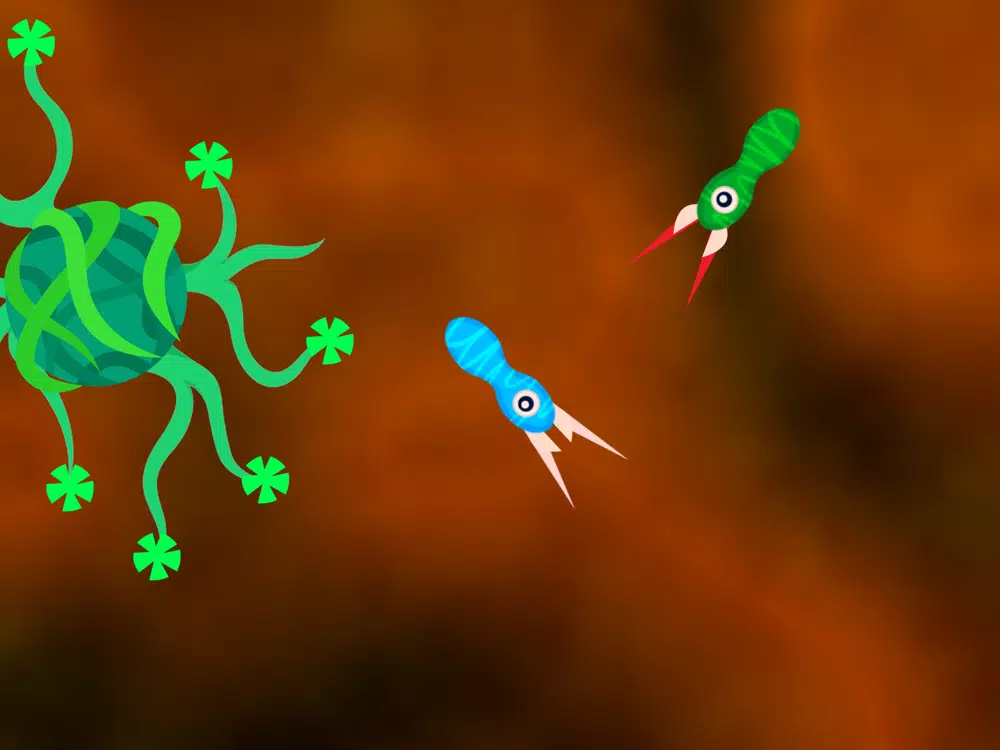 ภาพหน้าจอของ Spore.io - Evolution monsters iPad 