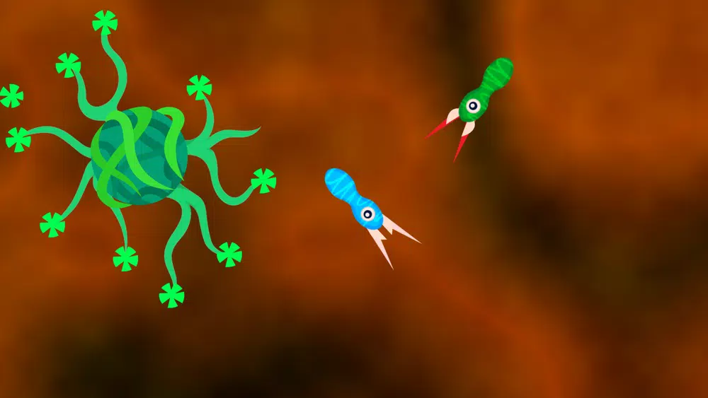 ภาพหน้าจอของ Spore.io - Evolution monsters