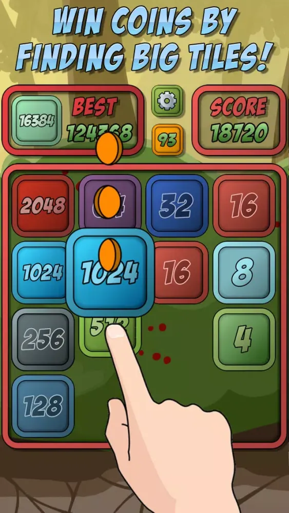 Zrzuty ekranu 2048 Cats