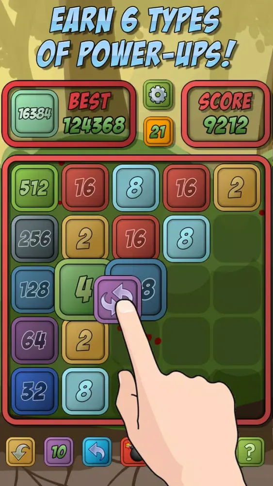 Zrzuty ekranu 2048 Cats