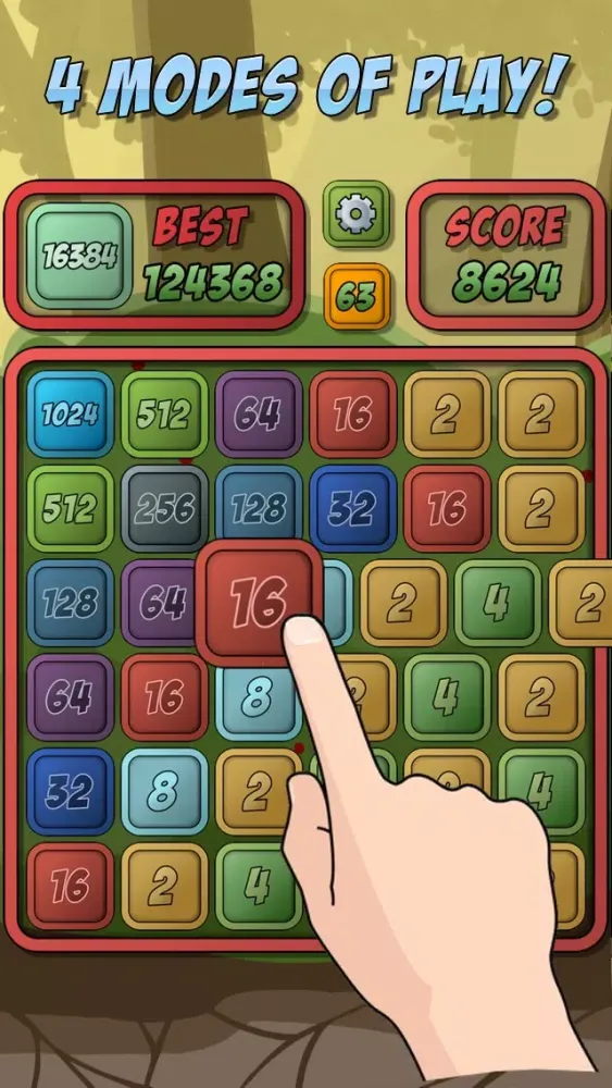 Zrzuty ekranu 2048 Cats