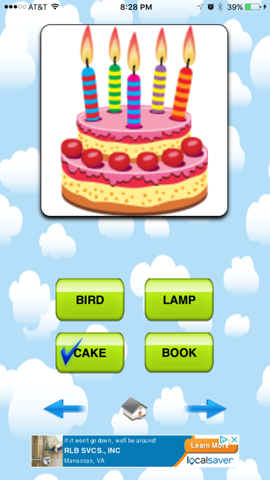 Starter Reading Flash Cards سکرین شاٹس