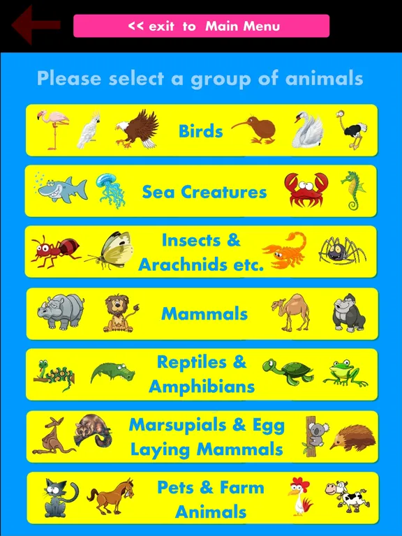 Screenshot di Phonic Flashcards - ANIMALS iPad 