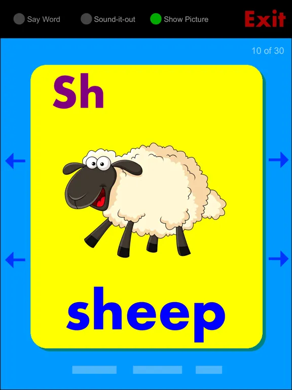 Screenshot di Phonic Flashcards - ANIMALS iPad 